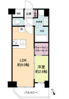 セレニテ兵庫エクラの物件間取画像