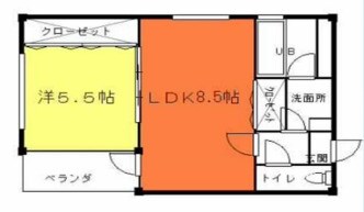 アネシスコート門口の物件間取画像