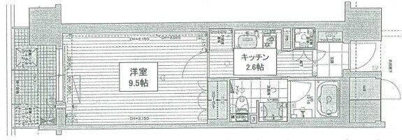 リーガル神戸三宮フラワーロードの物件間取画像