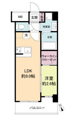 セレニテ兵庫エクラの物件間取画像