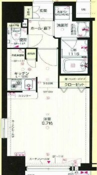 エイペックス神戸みなと元町コーストラインの物件間取画像