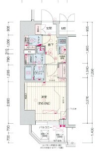 プレサンス神戸元町ベルシオンの物件間取画像