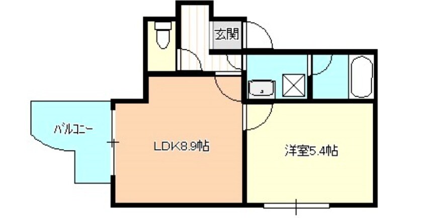 アミーグランコート三宮の物件間取画像