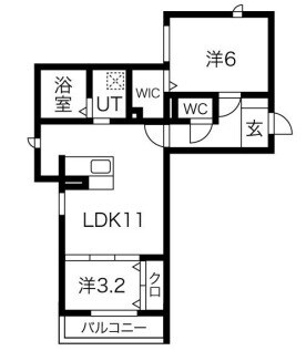 エルシャロームの物件間取画像