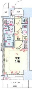 ポルトボヌール神戸湊川公園の物件間取画像