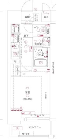 レジデンス神戸大倉山グルーブの物件間取画像