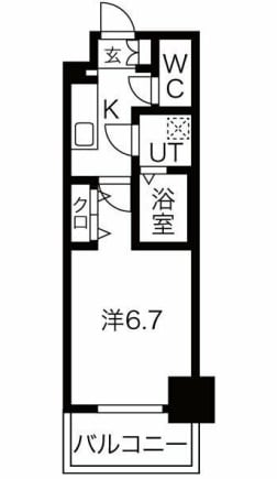 レジュールアッシュ神戸元町の物件間取画像