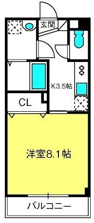 南鳩ケ谷駅 徒歩8分 1階の物件間取画像