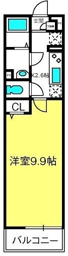 与野本町駅 徒歩8分 2階の物件間取画像