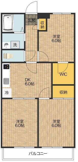 与野本町駅 徒歩30分 2階の物件間取画像