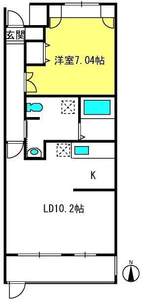 浦和駅 徒歩12分 1階の物件間取画像