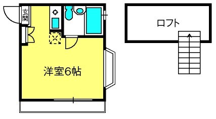 与野駅 徒歩10分 2階の物件間取画像