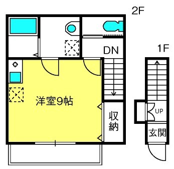 上尾駅 徒歩12分 2階の物件間取画像