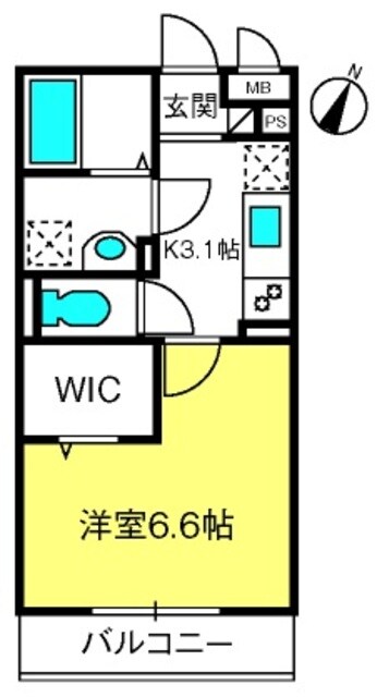 サンセール氷川の物件間取画像