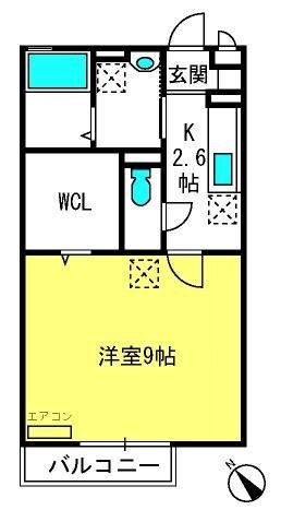 大宮駅 徒歩26分 1階の物件間取画像