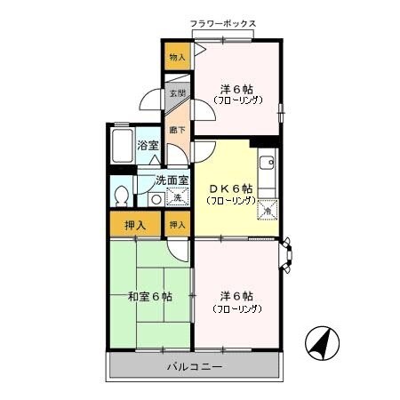 浦和駅 バス14分  芝原二丁目下車：停歩2分 1階の物件間取画像