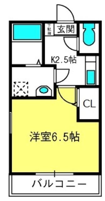 大宮駅 徒歩12分 2階の物件間取画像