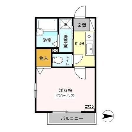 与野駅 徒歩10分 1階の物件間取画像