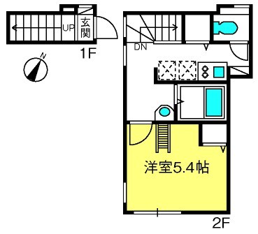 大宮駅 徒歩10分 2階の物件間取画像