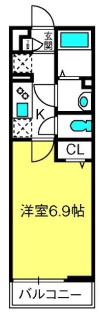 大宮駅 徒歩16分 3階の物件間取画像