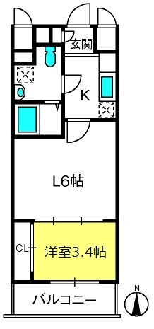 アクシーズタワー浦和岸町Ⅲの物件間取画像