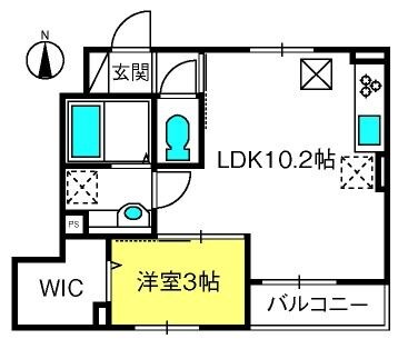 メゾンベールの物件間取画像