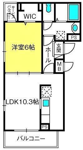 コモディ　モンテⅡの物件間取画像