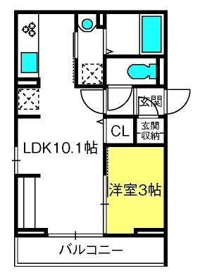 北浦和駅 徒歩8分 1階の物件間取画像