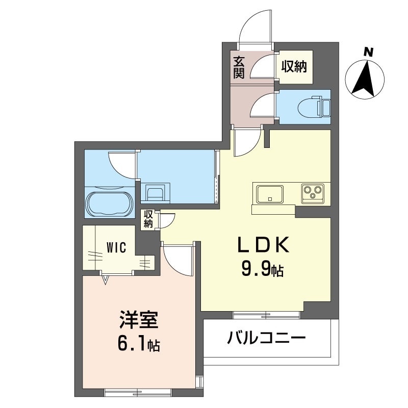 与野駅 徒歩7分 2階の物件間取画像