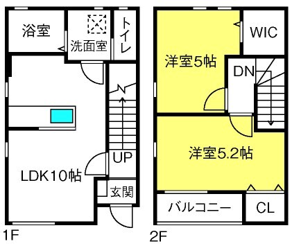 戸塚安行駅 徒歩12分 2階の物件間取画像