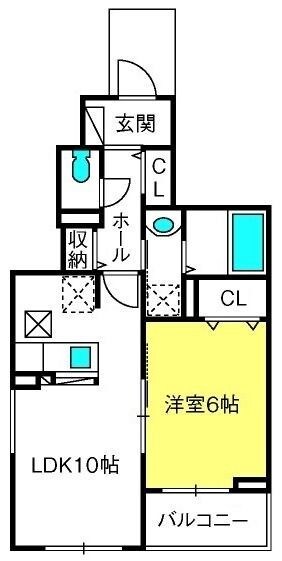 北越谷駅 徒歩19分 1階の物件間取画像