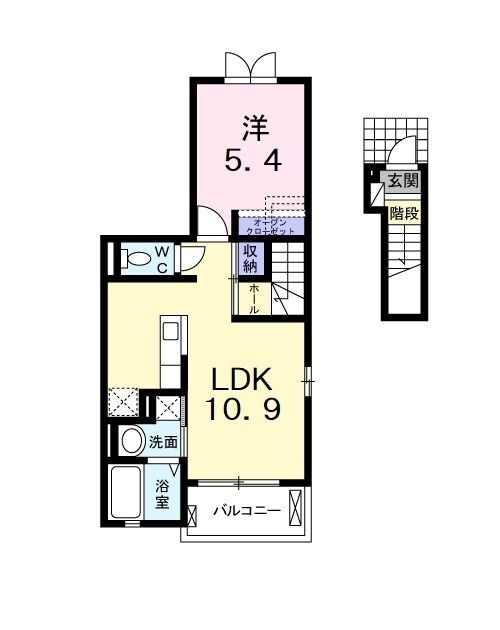 北越谷駅 徒歩14分 2階の物件間取画像