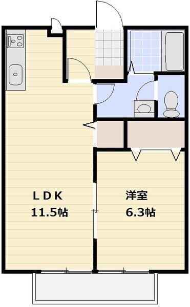 蒲生駅 徒歩11分 1階の物件間取画像