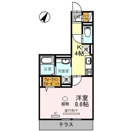 大宮公園駅 徒歩6分 2階の物件間取画像