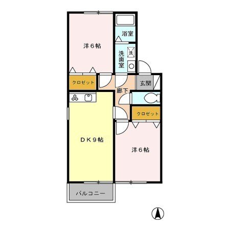 与野本町駅 徒歩22分 2階の物件間取画像