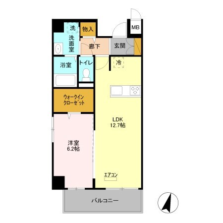 大宮駅 徒歩4分 4階の物件間取画像