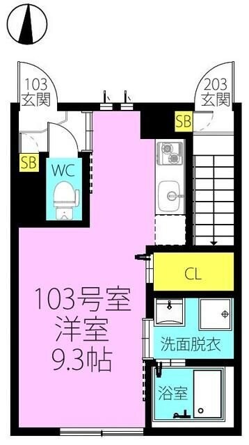 川口元郷駅 徒歩12分 1階の物件間取画像