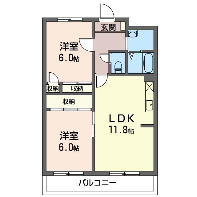 大宮駅 バス4分  天沼中央通り下車：停歩9分 2階の物件間取画像