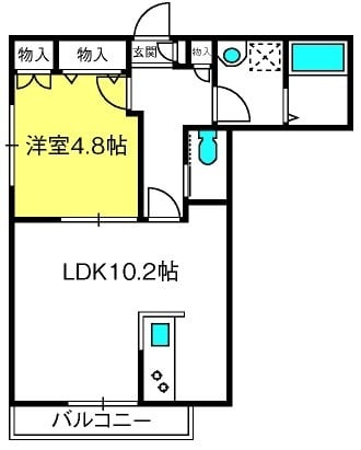 西川口駅 徒歩9分 2階の物件間取画像