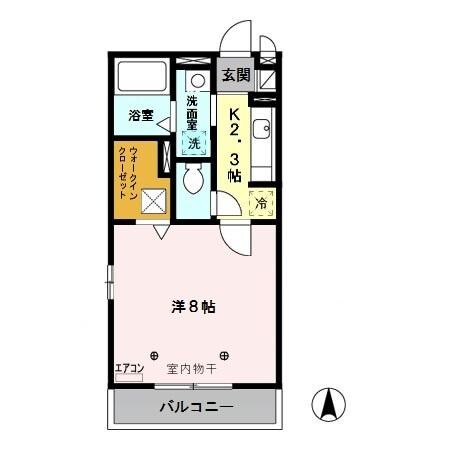 エターナルＢの物件間取画像