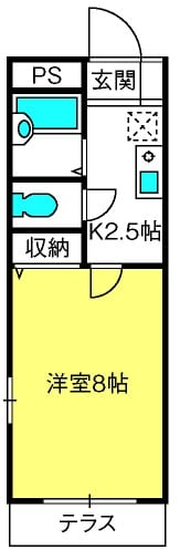 宮原駅 徒歩4分 1階の物件間取画像