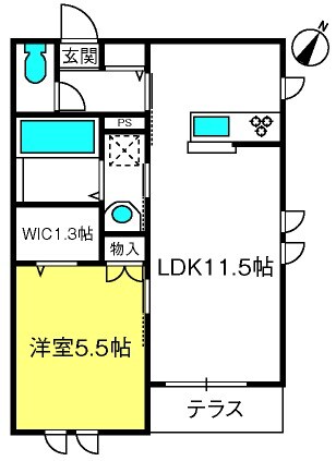 浦和美園駅 徒歩11分 1階の物件間取画像