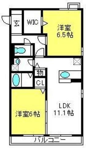 与野駅 徒歩13分 3階の物件間取画像