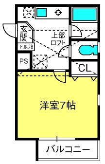 大宮区大成町Ｔｅａーｒｏｏｍの物件間取画像