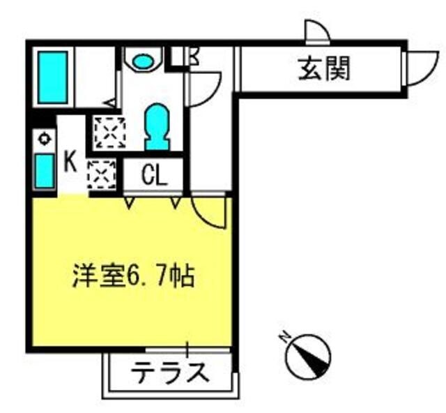 大宮駅 徒歩4分 3階の物件間取画像