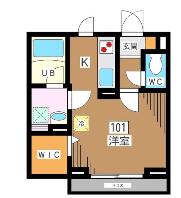 北浦和駅 徒歩7分 1階の物件間取画像