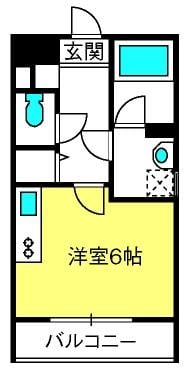 浦和駅 徒歩5分 2階の物件間取画像