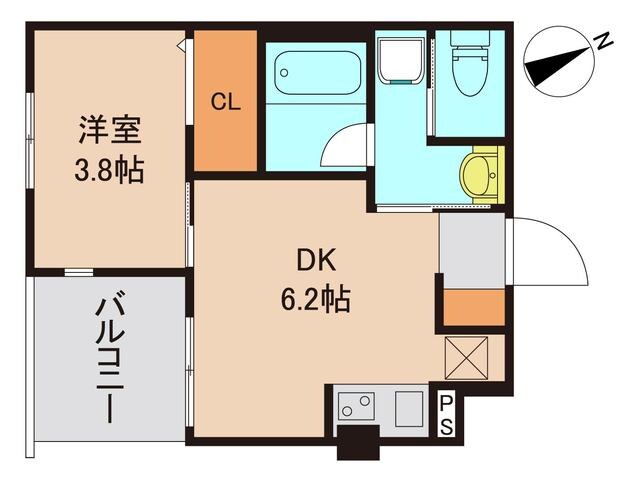 妙典駅 徒歩7分 3階の物件間取画像