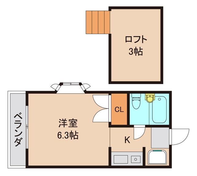 妙典駅 徒歩11分 2階の物件間取画像