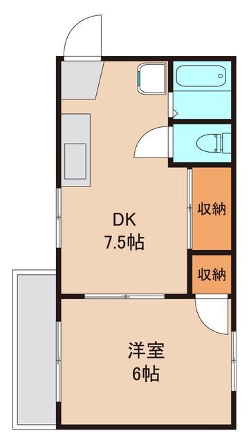 南行徳駅 徒歩14分 2階の物件間取画像